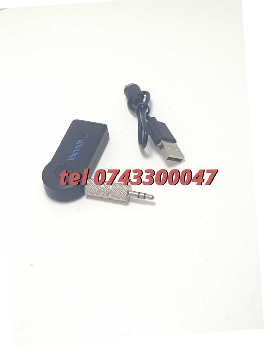 Convertor Modulator Bluetooth Blasko Jack 3.5 Receiver Auxiliar- Black Pentru Montaj Pentru Uz Zilnic ,semnal Accesoriu Electronic Semnal