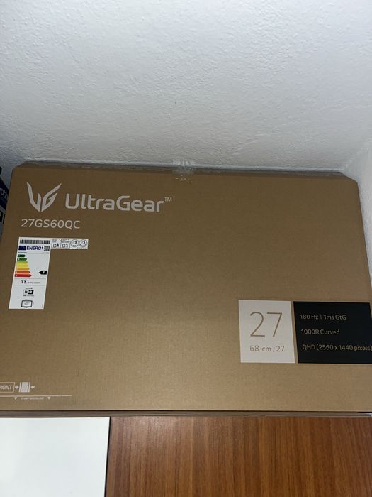 Monitor Ultragear 27 QHD 180Hz