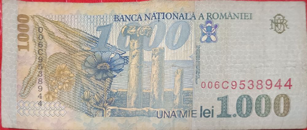 1000 lei (1998) ptr. colectie