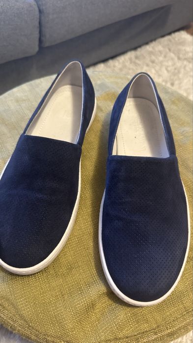 Mocasini din piele intoarsa Giorgio Armani