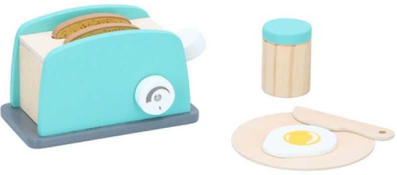 Детски дървени играчки Касов апарат Везна Тостер Кафемашина аксесоари