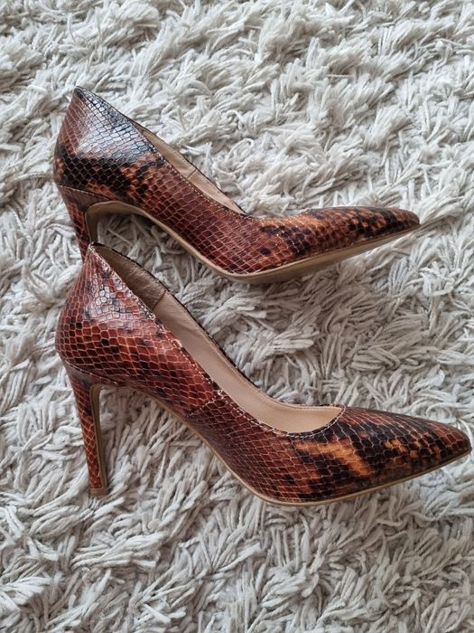 Pantofi stileto din piele, marimea 35