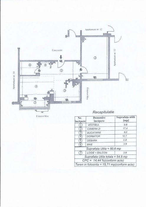 Apartament cu 2 camere in inima Bacaului – Strada Ana Ipatescu