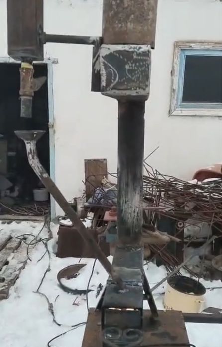 колдан жасалган маймен жасайтын печь