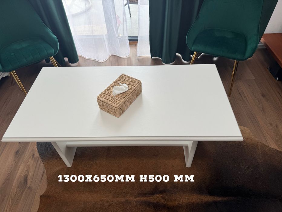 Masuta living alba mdf