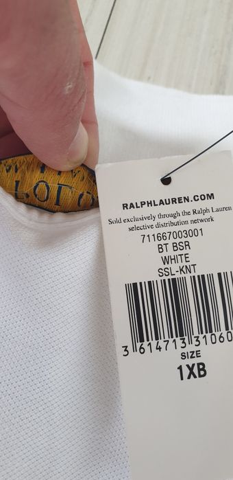 POLO Ralph Lauren Pique Cotton  /  2XL НОВО! ОРИГИНАЛ! Мъжка Тениска!