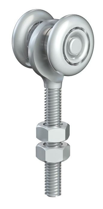 Carucior cu rulment pentru culisare , 24 mm surub