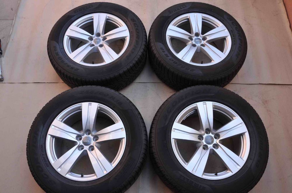 Roti Iarna 18 inch Originale Audi Q7 4M Pirelli 255/60 R18