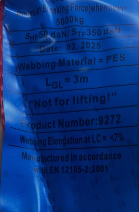 Триточков колан за автовоз