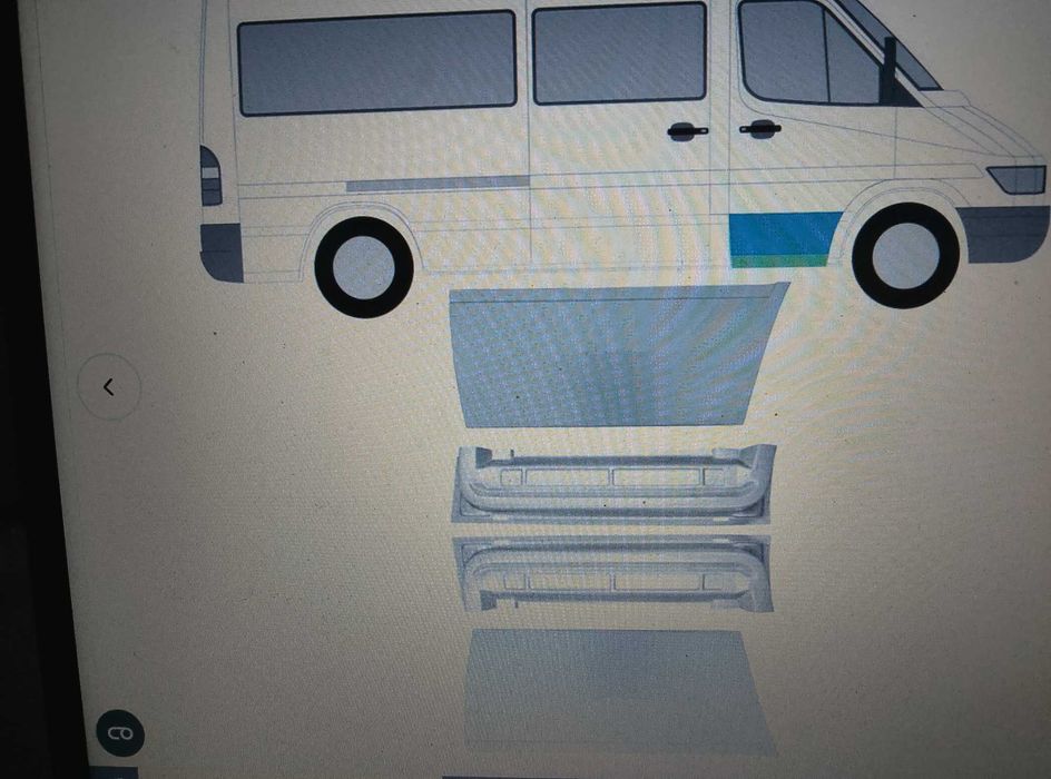 Usa fata spate exterior int Mercedes sprinter vw Lt  tabla reparatie