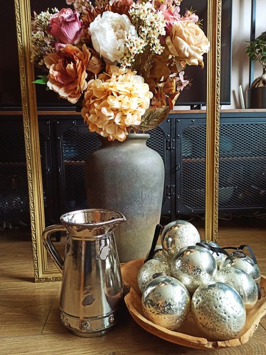 Старинна луксозна кана от френска керамика