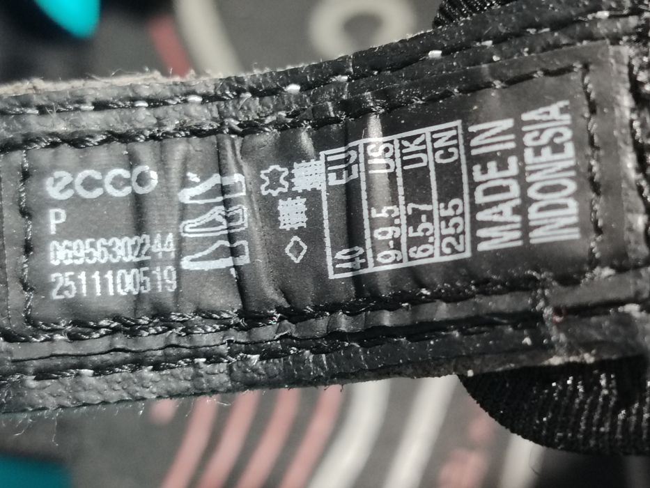 ECCO sandale din piele, mărimea 40, interior 25,5 cm.