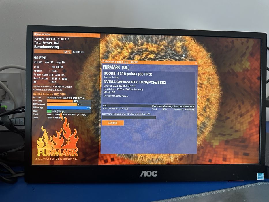 Gtx 1070 8 gb vram