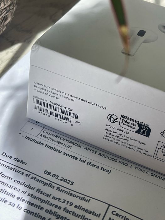 Air pods Pro 3 negociabil factura