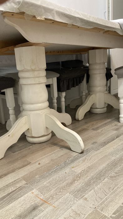 Стол и стулья 12 штук