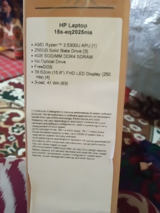 Kompuyeter yangi olinganga hali kop bulmagan ishlatilmagan