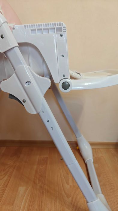 Детско столче за хранене YUMMY розово/бяло - Kinderkraft