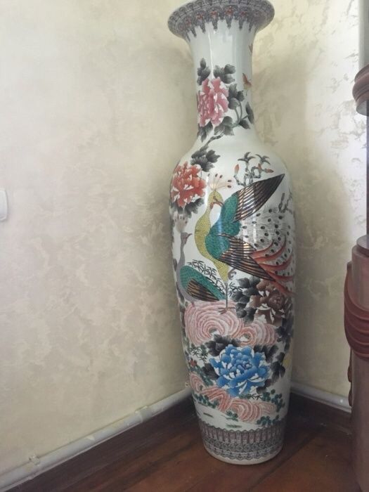 ваза напольная фарфоровая