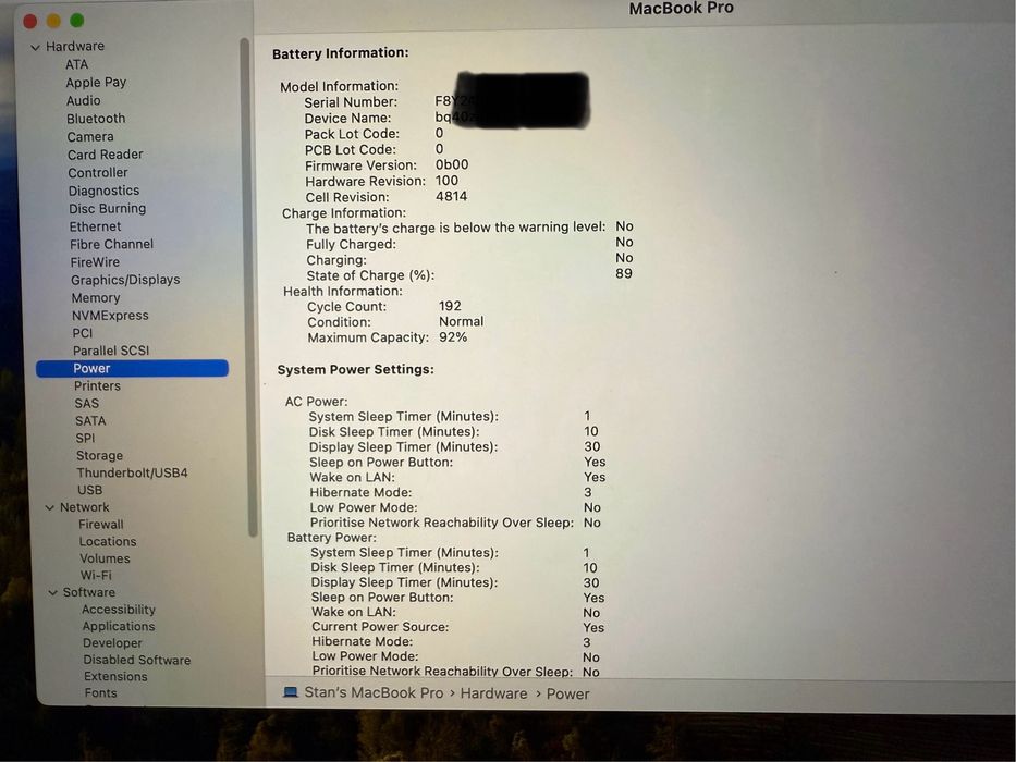 MacBook Pro 14″ 2023 M2 Pro 10 Cores 16 GB 16 core GPU SSD 512GB