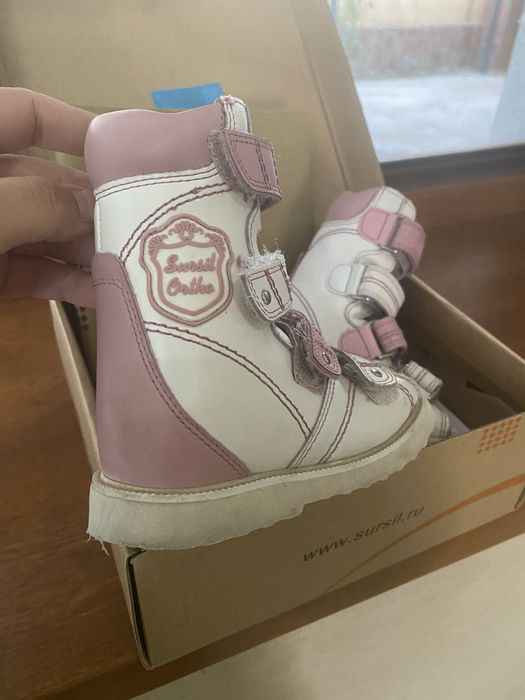 Продается детский ортопедический обувь для девочек , размер 22, с