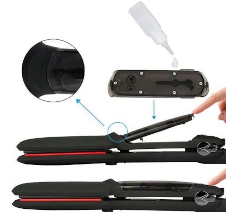 Преса за коса с пара и инфрачервена функция JLD STEAM PROTECT,