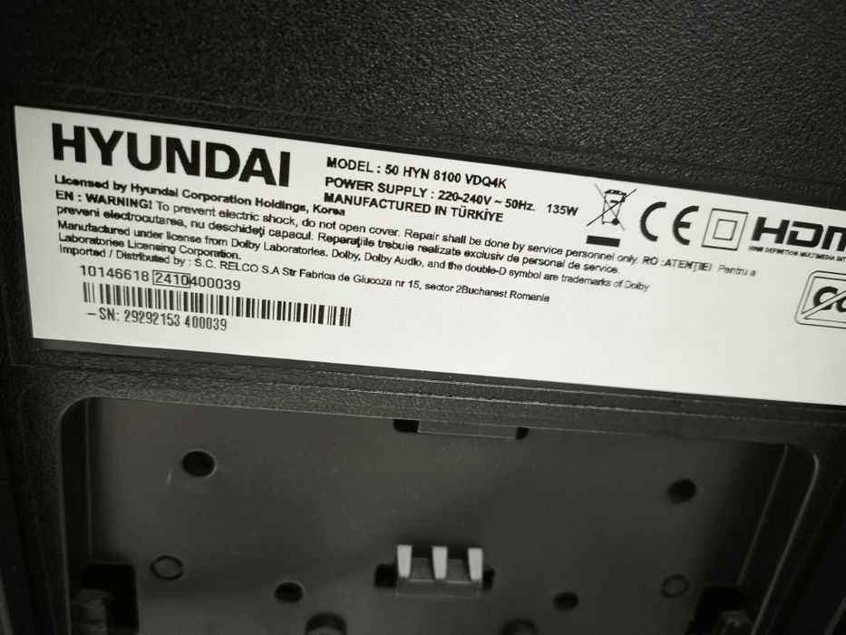 Televizor QLED 50 HYN 8100