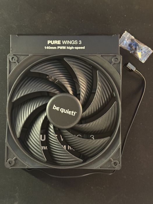 Cooler pc beQuiet Pure Wings 3 - 140mm - Nou in cutie
