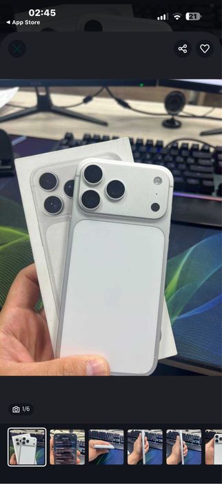 Iphone 17 pro max 100% yomkost