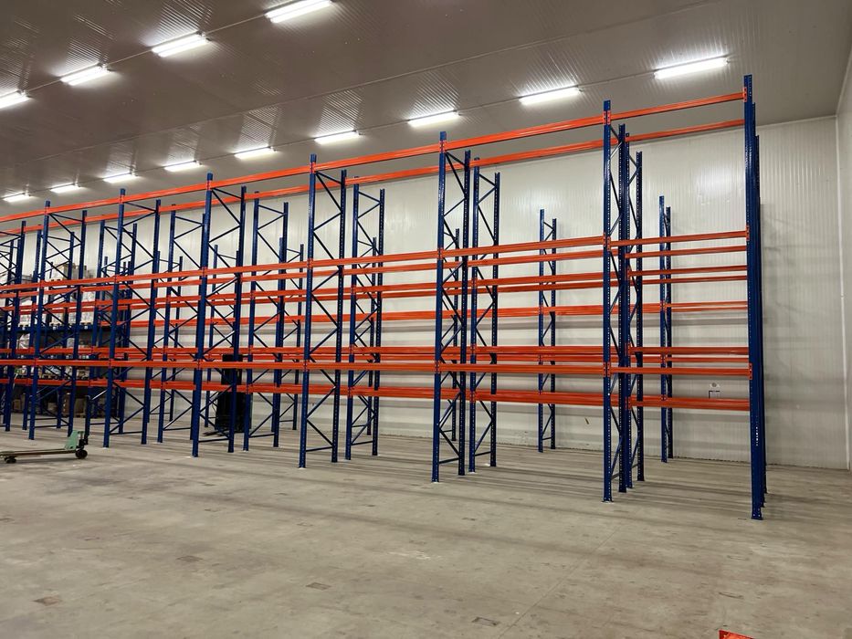 НОВИ и ИЗПОЛЗВАНИ палетни стелажи за склад