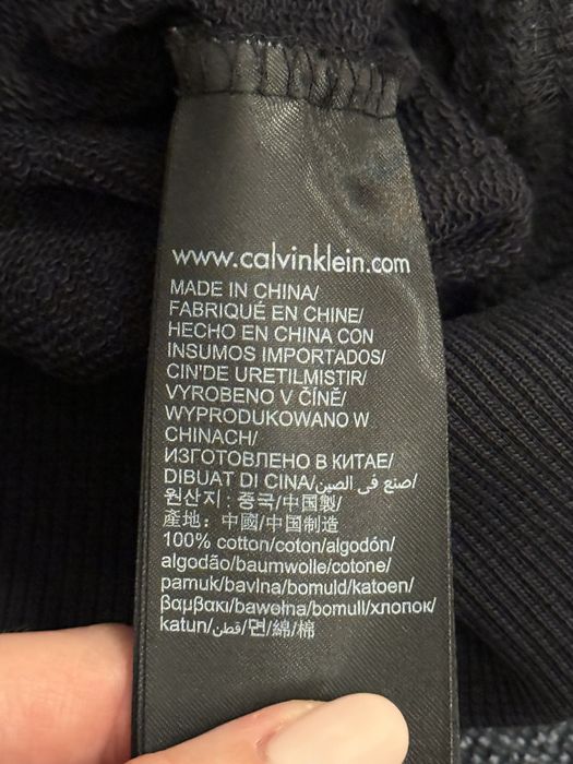 Calvin Klein jeans - суитшърт худи с качулка