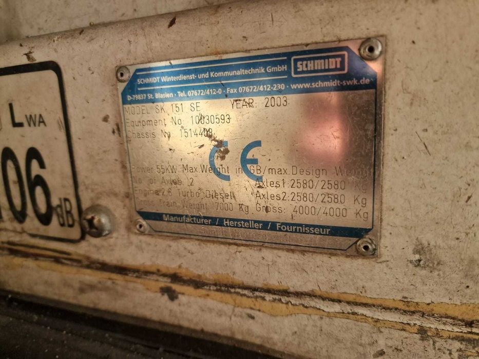 Maturatoare stradala SCHMIDT SK 151 SE