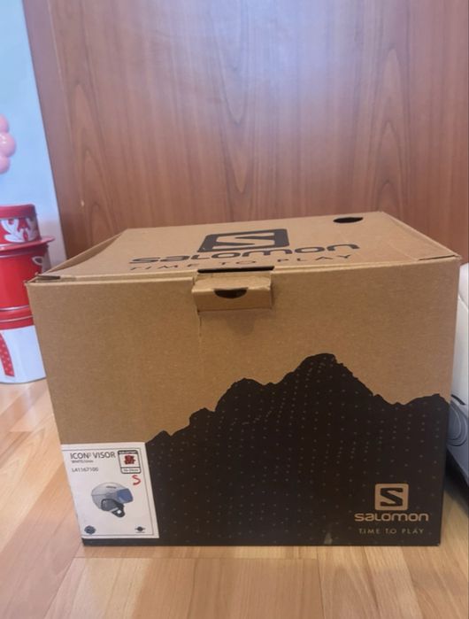 Cască Salomon albă – mărimea S – stare foarte bună