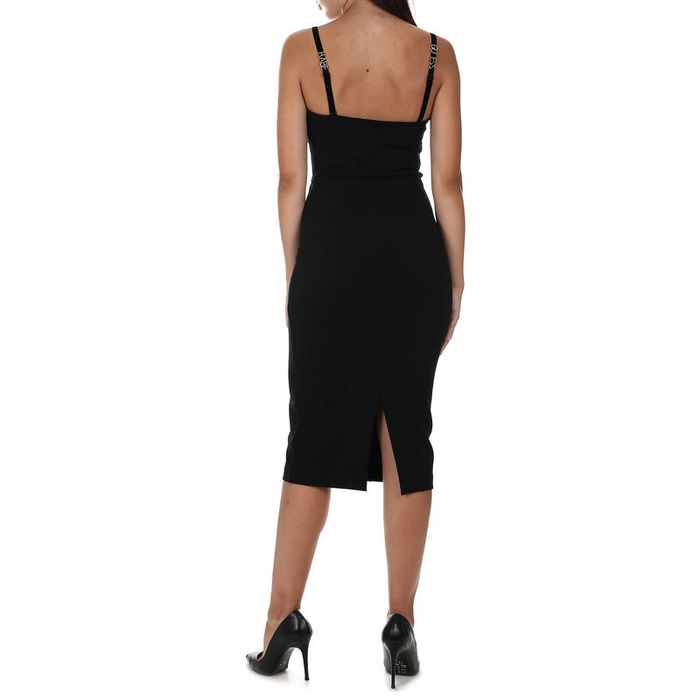 Миди рокля с лого Guess