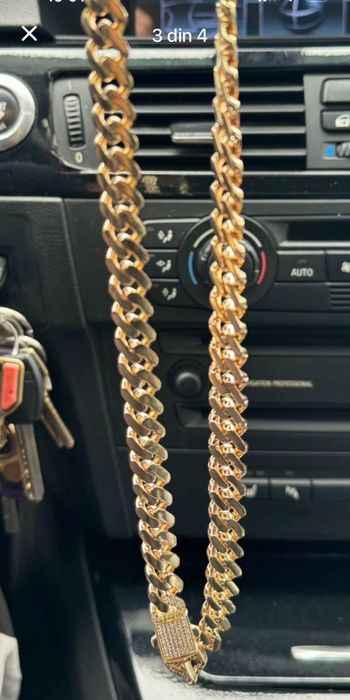 Lanț aur 14k model cuban 46,7gr