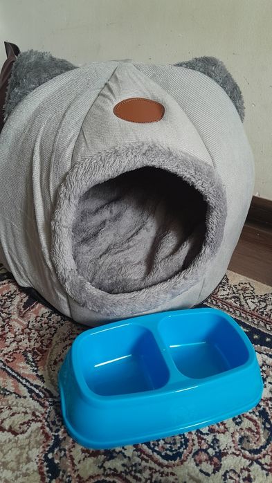 Mushuk uchun uy. Домик для кошки.