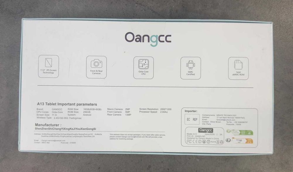 Oangcc - A13 [#8553#]