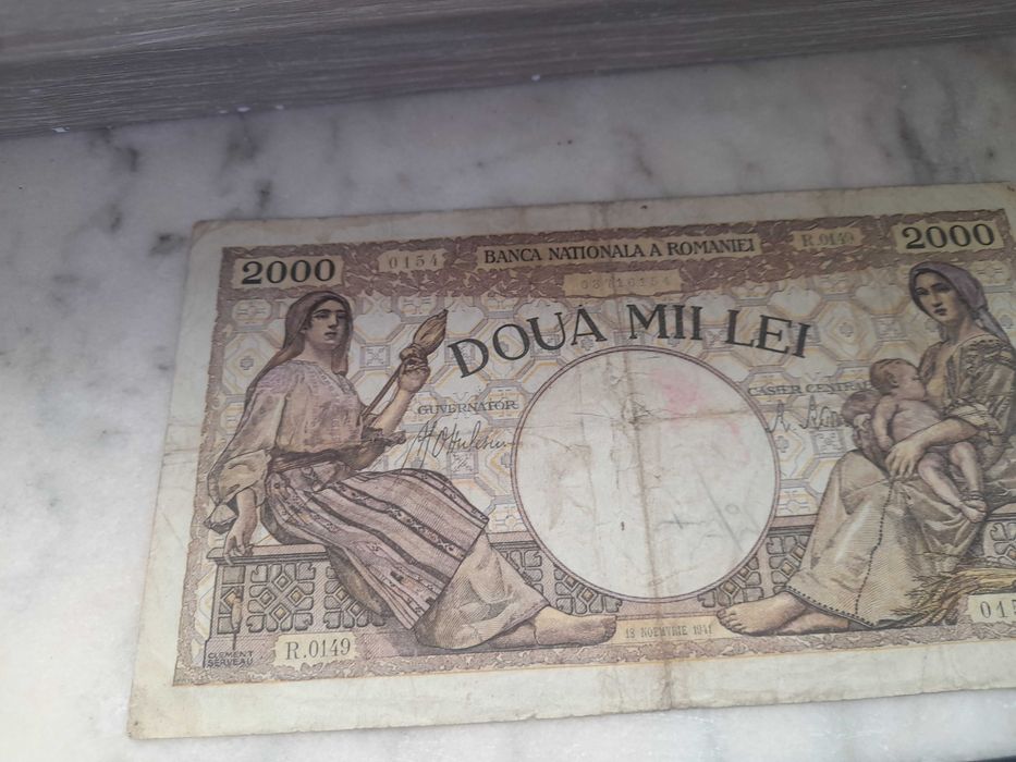 Bacnote de 2000 lei si 500 lei pret buc
