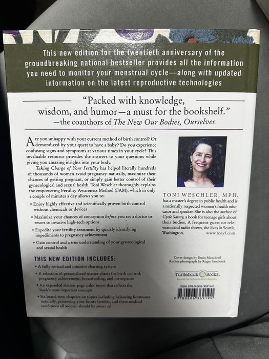 Carte “Taking charge of your fertility” hardcover
