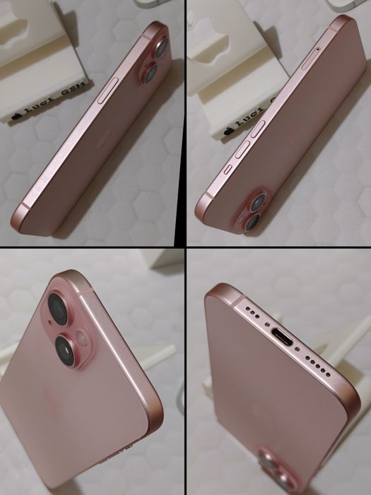 iPhone 15 5G (Pink) Rose Edition 128GB ca NOU impecabil cu 94% Ofertă Preț