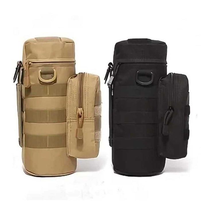 Мъжка чанта с дръжка в два цвята- за бутилка с вода, телефон, портмоне