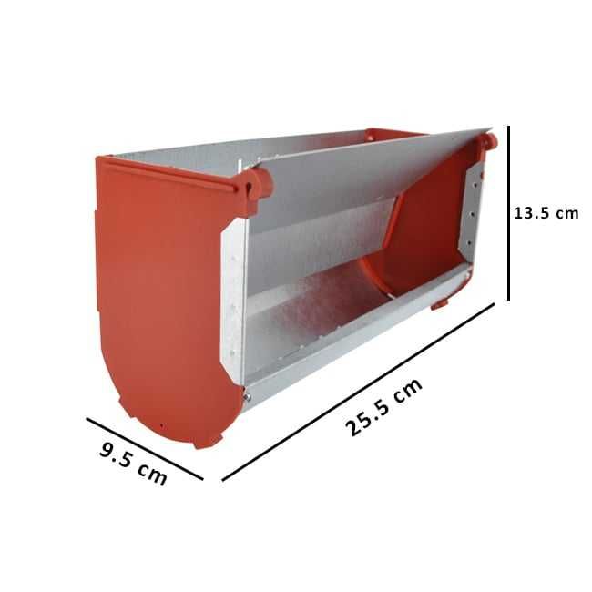 Хранилкa за зайци 12/15/20/25 см К-КТ 10 броя