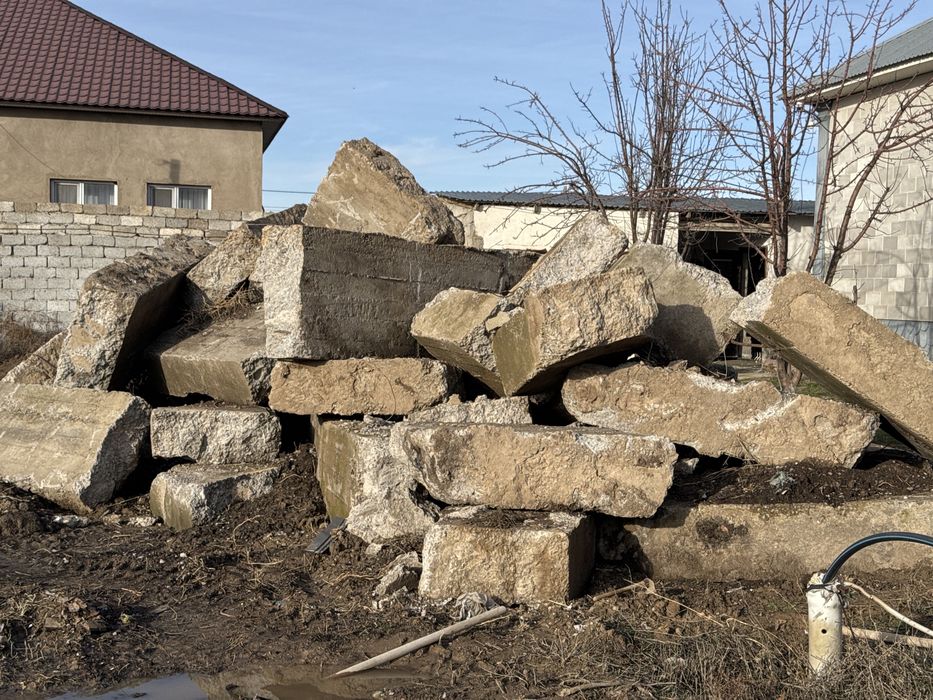 Фунтамент щебеньмен куйылган