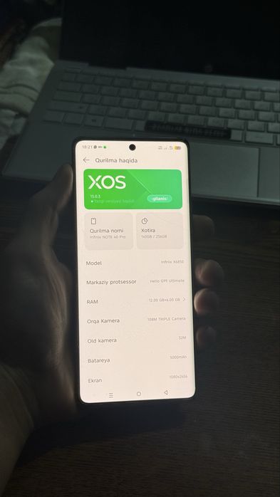 Infinix note 40 pro - 12/256gb