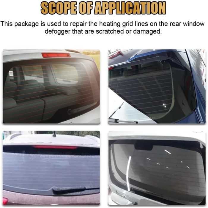 К-т лепило за ремонт на реотани на задното стъкло на автомобили