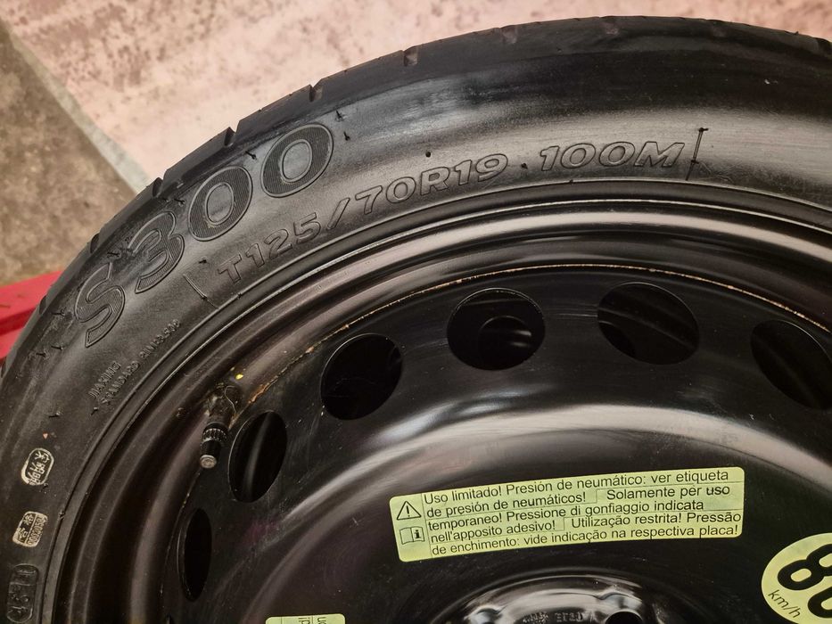 Roata REZERVA SLIM 5x112 19'' OE AUDI A4 A5 A6 Q5 - BMW Mercedes NOUA