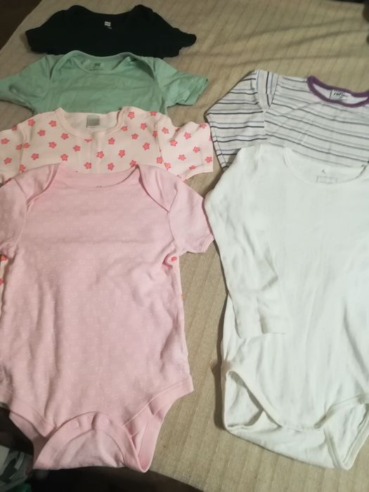 6 броя бодита за момиче размер 98-104