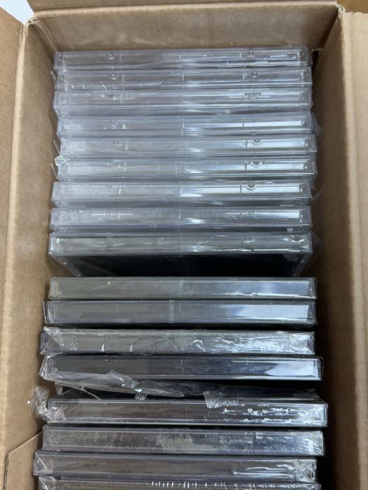 коробки CD дисков  б/у и новые
