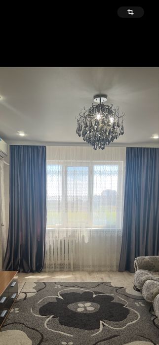 Шторы теневые серые; высота 2,75