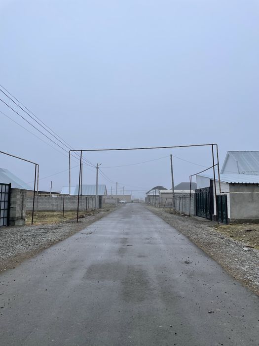 Участок с фундаментом