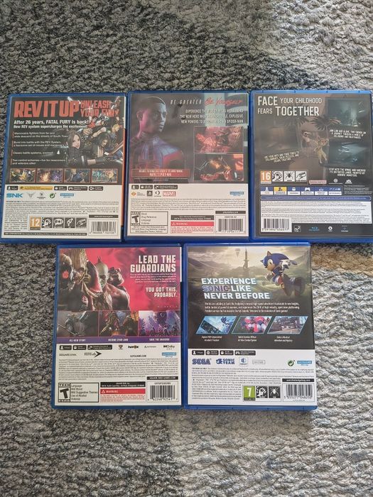 Pachet Jocuri PlayStation 5, Ps5 Spider Man, Marvel, Fatal Fury